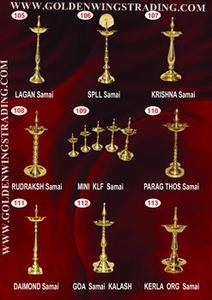 Artículo Religioso Indio de Latón para Aarti y Samai Poja, Decoración Metálica Fundida para el Hogar - Product Image 3