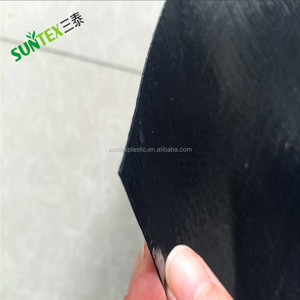 Nero 0.5 millimetri 0.7 millimetri di tessuto grande pezzo di alimentazione fish pond liner materiale impermeabile geomembrana - Product Image 5