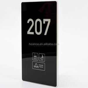 Soluzione per Targhette Wireless con Pannello Sottile, Schermo Touch per Numeri di Stanza LED in Hotel - Product Image 3
