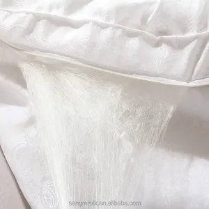 100% seta di gelso duvet di seta giri di riempimento di seta materiali