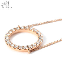 Bracelet unisexe tendance en or rose massif 18 carats de qualité exceptionnelle, fabriqué à la main, brillant, série personnalisée, exquis, avec 22 diamants naturels