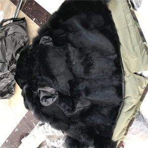 Parka avec col en fourrure de <span class=keywords><strong>renard</strong></span>, meilleure mode pour femme, - Product Image 3