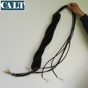 CALT 12 16 17 18 19 21 Spiral <strong>Coiled</strong> <strong>Cable</strong> for CNC MPG Spring <strong>Cable</strong> - Product Image 5