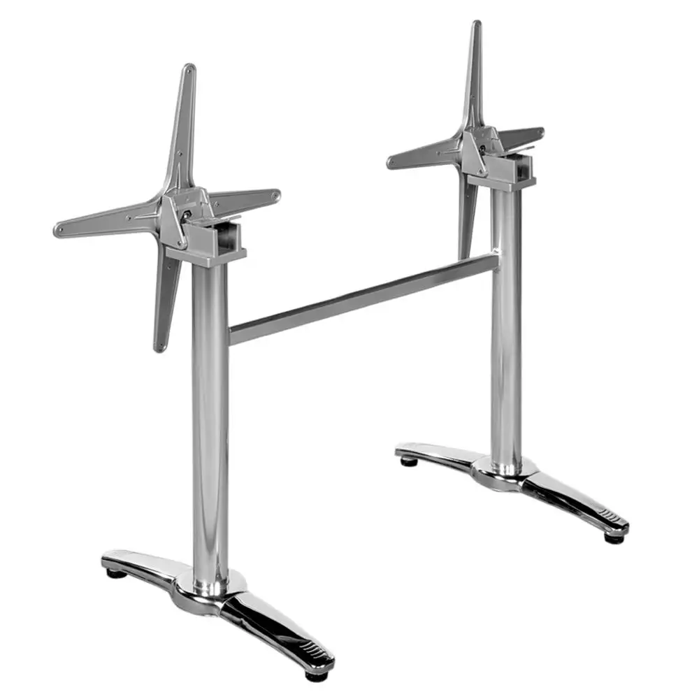 Cadre en aluminium pour Table à manger, 3 ou 4 pieds, Base en acier inoxydable