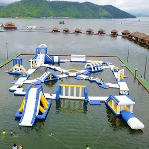 ประเทศไทยผู้ใหญ่ Inflatable Water Park เกม/ลอยน้ำสนามเด็กเล่น