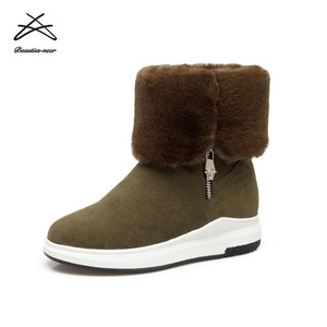 New Arrival <strong>Sheepskin</strong> Winter Fur Snow <strong>Boots</strong> <strong>Women</strong> - Product Image 2