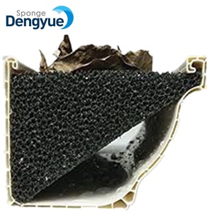 Ngoài Trời Sử Dụng Tùy Chỉnh Phong Cách Và Nửa Vòng Cấp Thực Phẩm Silicone Gutter Guard Lọc Bọt - Product Image 2