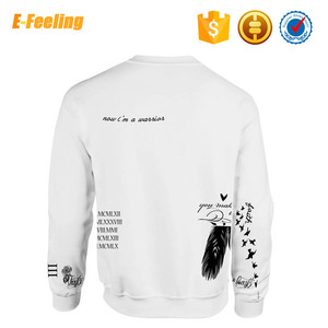 Personalizado 100 algodón <span class=keywords><strong>sudaderas</strong></span> <span class=keywords><strong>sin</strong></span> <span class=keywords><strong>capucha</strong></span> mayor, sublimación cuello redondo camiseta personalizada - Product Image 2
