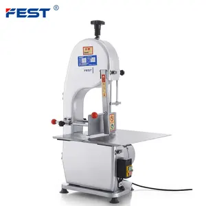 FEST frozen pork bone meat band saw sawing machine cutting aluminum alloy shell bench bone sawing machine commercial