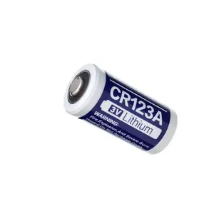 Aceptar personalización 3V CR123A litio CR17345 1600mAh tipo de batería CR123A baterías para cámara