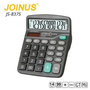 Basic Calculator Factory Direct Standard Functions 14 Digits Battery Basic Desktop Calculator