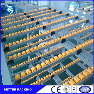 Sistema de estanterías de recolección de pedidos de alta eficiencia, sistemas de estanterías de rodillos de flujo por gravedad, estantes de flujo de cartón por gravedad - Product Image 6