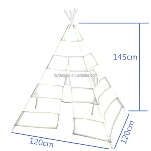 New kids teepee indian play tent with cheaper price wholesale