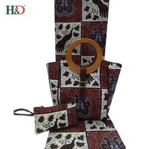 H & D Top Super Cire Hollandais Belgique Personnalisé Fourre-Tout Sacs Africain <span class=keywords><strong>Kente</strong></span> Cire Tissu Pour <span class=keywords><strong>Le</strong></span> Plus Bas Prix - Product Image 2