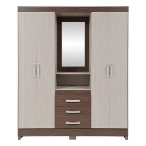 Installation facile Achetez une armoire à 4 portes avec miroir et tiroirs en ligne aux meilleurs prix - Product Image 6