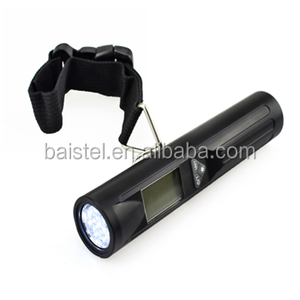 50kg 10g पोर्टेबल फांसी डिजिटल सामान पैमाने के साथ टॉर्च का नेतृत्व किया - Product Image 5