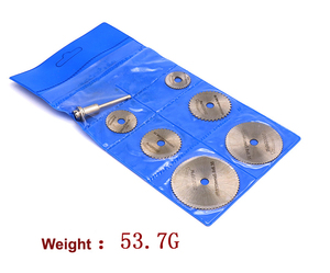 Ensemble de 7 lames de scie circulaire HSS miniatures pour outil rotatif <span class=keywords><strong>Dremel</strong></span> Fordom, machine de meulage électrique, pour couper l'<span class=keywords><strong>acier</strong></span>, les alliages et le laiton - Product Image 6