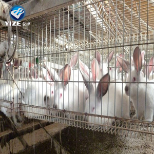 Sıcak satmak kolay temiz tavşan kafesi endüstriyel besi et ticari tavşan kafesi ucuz kullanılan tarım Metal sağlanan tavşan evi - Product Image 5