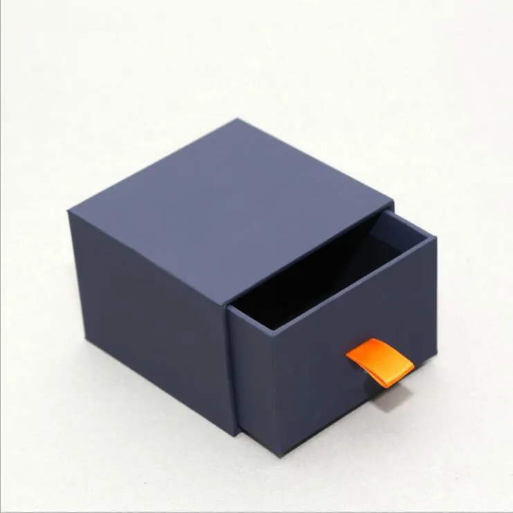 보석 반지를 위한 로고 삽입 거품을 가진 현대 비발한 디자인 선박 보석 포장 상자