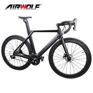 2021 Disc Carbon Racefiets Compleet Fiets Carbon Met SH1MANO Groepset, 22 Speed Carbon Fiets