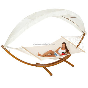 <span class=keywords><strong>Hamac</strong></span> de jardin KD Design Swing <span class=keywords><strong>avec</strong></span> auvent solide en bois et support - Product Image 6