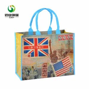 Top venda impermeável pp tecido eco bag china