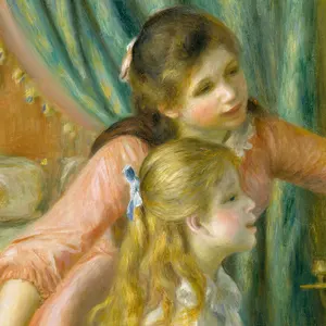 Reproduction L'impressionnisme Jeunes du Piano Auguste Renoir Deux Fille Peinture À L'huile