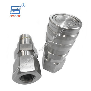 Accouplements rapides hydrauliques à face plane pour mini-chargeurs, style <span class=keywords><strong>Stucchi</strong></span>, fabriqués en Chine - Product Image 1