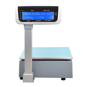 Escala de impresión de código de barras, 30kg, precios, tickets, impresión térmica, pesaje, etiquetas - Product Image 2