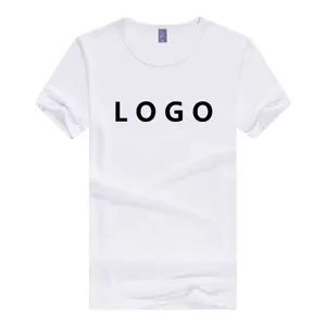 Повседневная футболка с логотипом на заказ, однотонная мужская хлопковая Футболка с буквенным принтом