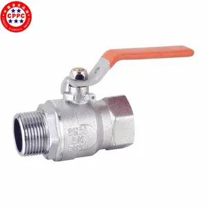 valve manuelle de brûleur de valve a actionné la boule de flotteur 8mm 3000psi ss 316 en laiton avec l'emballage de ptfe