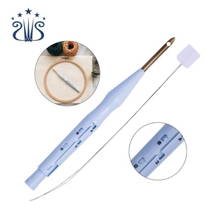 SKC – stylo de broderie <span class=keywords><strong>magique</strong></span> en plastique, <span class=keywords><strong>aiguille</strong></span> de poinçon réglable, outil de <span class=keywords><strong>couture</strong></span> en laine épaisse - Product Image 4