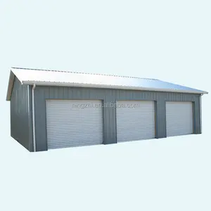 Garaje plegable portátil, garaje de refugio de garaje de chapa metálica, cochera de marco de Metal mejor proveedor