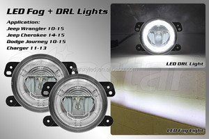 20 w de alta potencia de reemplazo directo de halo anillo cre e niebla DRL de la lámpara para jeep wrangler, Grand Cherokee - Product Image 4