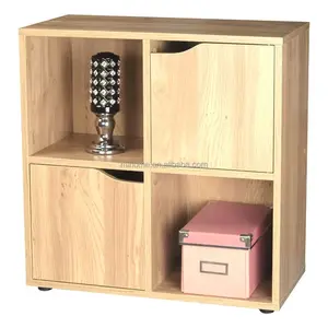 Aus holz Aufbewahrungsbox Würfel 2 Tür 4 Cube Magazin CD Veranstalter Möbel Schrank Eiche