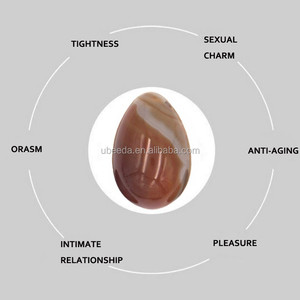 Makul fiyat delinmiş çakra şifa taşları kırmızı Carnelian Yoga yumurtaları - Product Image 6