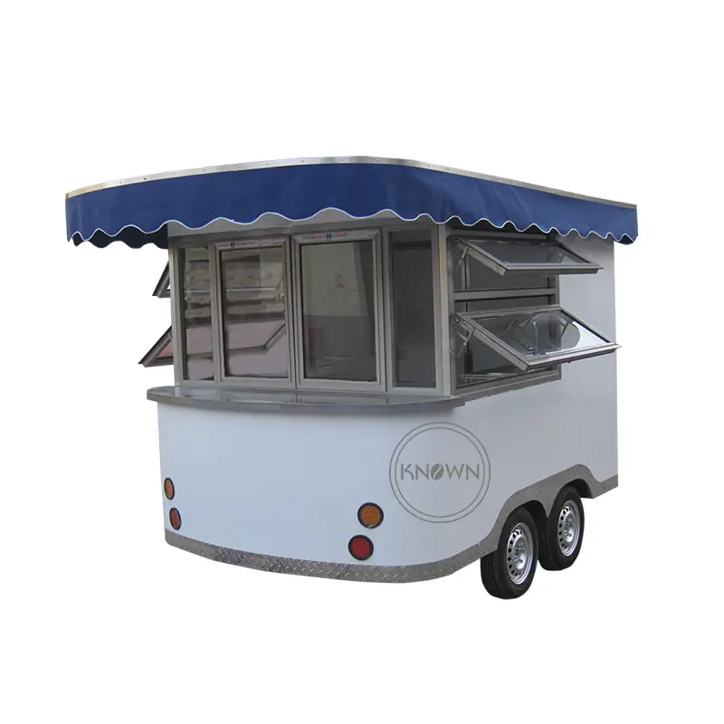 OEM Multi-functional snack/food car four wheel mobile food carts for sale electric car factory direct sales with free shipping