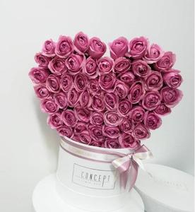 Custom Made Round Special <strong>Floral</strong> <strong>Boxes</strong> with Recycled Materials Paperboard UV Coating - Product Image 4