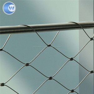 Pas cher fil dianeter 6mm ss 304 film de protection écran de sécurité câble maille/oiseaux de volière filet câble cages maille - Product Image 1
