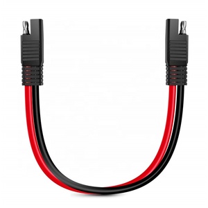 10 गेज 2 पिन त्वरित डिस्कनेक्ट दोहन, भारी शुल्क SAE कनेक्टर बुलेट लीड केबल - Product Image 1