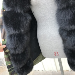 Parka avec col en fourrure de <span class=keywords><strong>renard</strong></span>, meilleure mode pour femme, - Product Image 2
