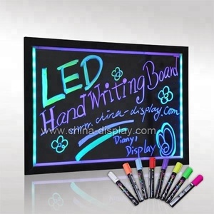 Lavagna Luminosa a LED in Vetro Acrilico Fluorescente per Pubblicità - Product Image 1
