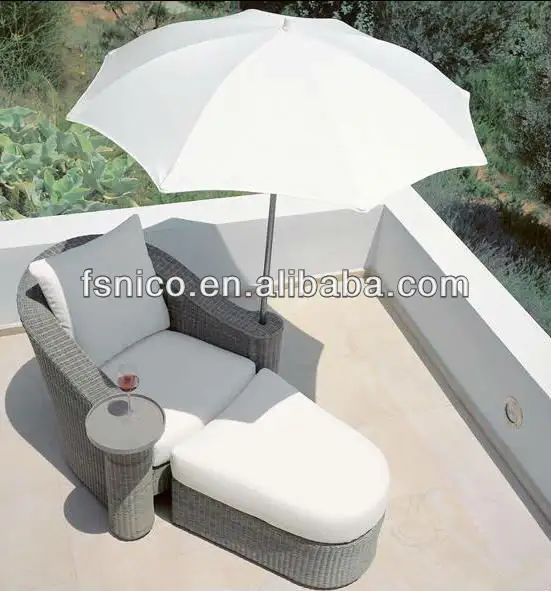 Alibaba Möbel Rattan mit Regenschirm