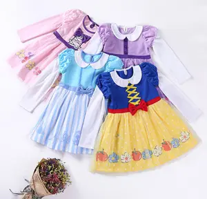 Hete Verkoop Meisjes Cosplay Jurk Schattige Herfst Jurk Kids Performance Kleding Groothandel