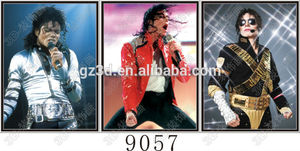 lihua dongchen 3d profundo efecto voltea la imagen de michael jackson para decoraciones para el hogar - Product Image 1