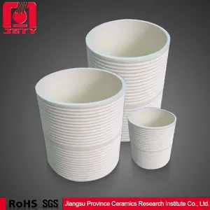 Ceramic Alumina Factory Direct Al2o3 Insulator Large Diameter Alumina Ceramic Vacuum Tube