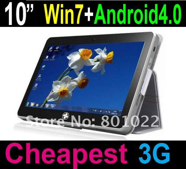 Mejor Tablet PC de 10 pulgadas con Android 4.0 y Windows 7