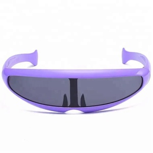Gafas de sol de <span class=keywords><strong>Alien</strong></span> de talla única para niños, <span class=keywords><strong>lentes</strong></span> de una pieza, en colores, en Stock, baratas, 2021 - Product Image 5