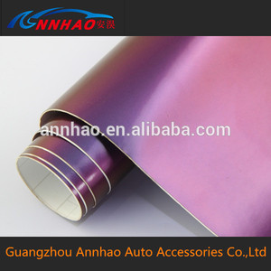 1.52*30m para coche calcomanía etiqueta engomada del <span class=keywords><strong>cuerpo</strong></span> con el canal <span class=keywords><strong>de</strong></span> aire que cambia <span class=keywords><strong>de</strong></span> color <span class=keywords><strong>de</strong></span> vinilo película camaleón - Product Image 3
