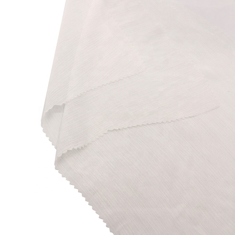 Горячая Распродажа, белая креповая окрашенная ткань из 100% полиэстера